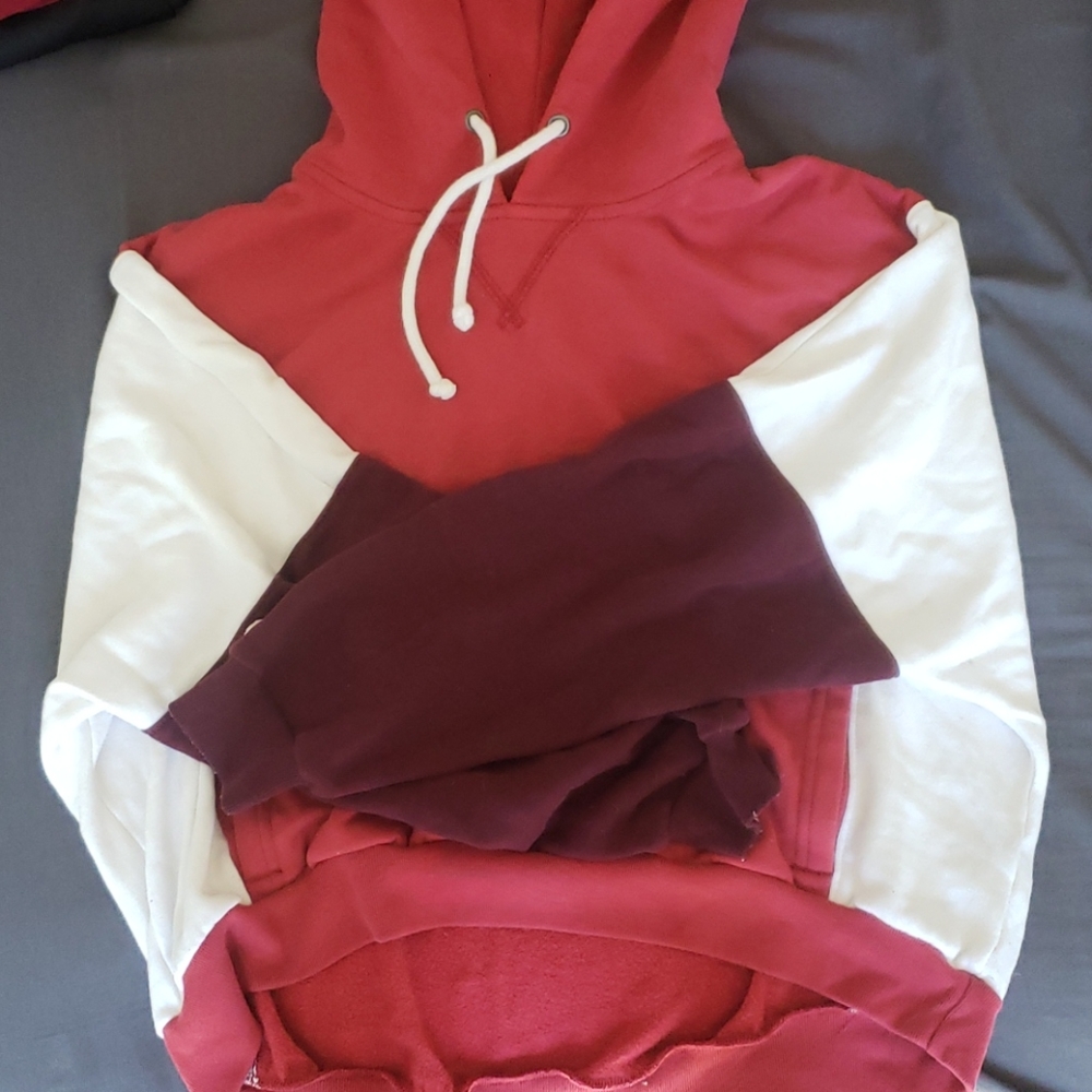 Abercrombie and Fitch oversized cropped hoodie